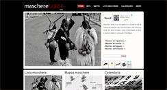 Desktop Screenshot of mascheresarde.com